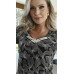 044958 Blusa Ramany Manga 3/4 Estampada de Cós